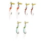 thumbnail image 4 of 6 uds moscas de pesca con mosca realistas plumas Beadhead accesorio Realstic salmón oruga realista con anzuelo aparejo señuelo cebo de pesca con 2 DYNWAVEMX Cebos de pesca en hielo, 4 of 8