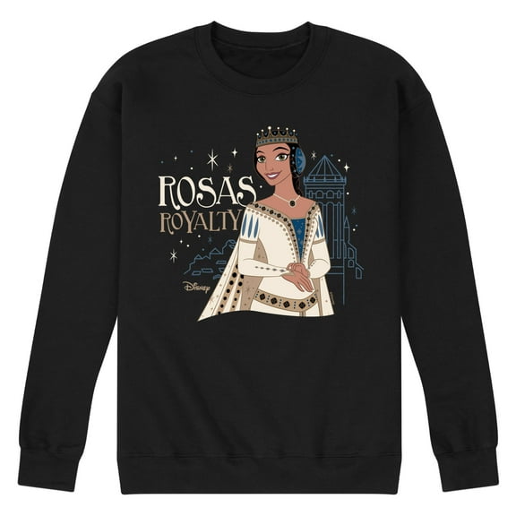 Disney Wish - Rosa's Royalty - Men's Crew Neck Fleece Pullover