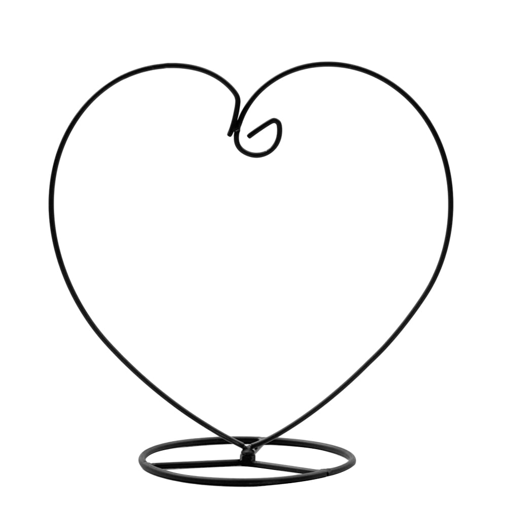 Micro Landscape Eco Bottle Holder Vase Stand Heart Shape Air Plant