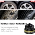 thumbnail image 5 of Powerful Wheel Cleaning Refurbish Wax, Tyre Nourish Cream, High Gloss Wheel Guard and Rim Wax, Restores Black Gloss, Long-Lasting Tire Shine Gel for Car Tires, Leather (2Pcs), 5 of 8