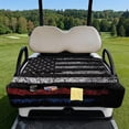 thumbnail image 2 of Yuyamidu USA Flag Golf Cart Seat Covers for 2 Passenger Seats Red Blue Line Golf Cart Seat Covers with Pockets Patriotic Golf Club Car Seats Blanket Covers for Women Men, 2 of 8