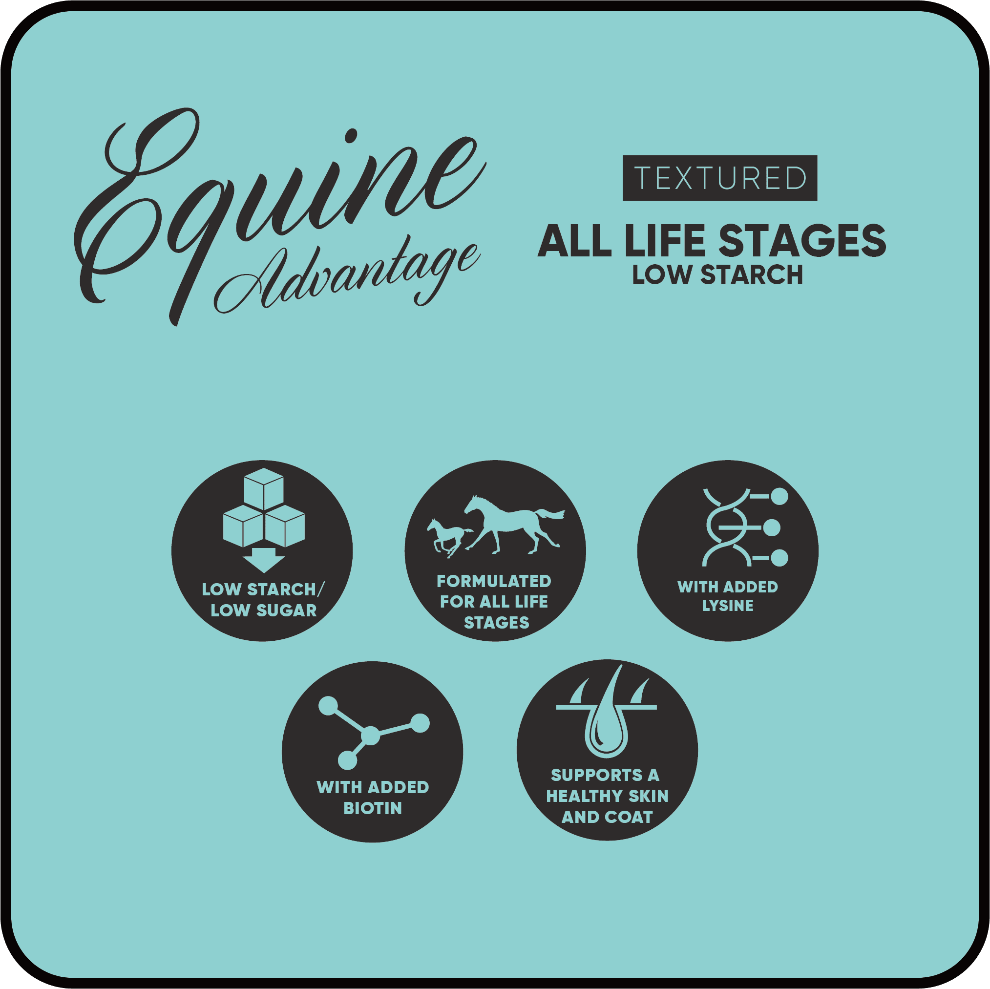 Equine Advantage All Life Stages Low Starch Horse Feed