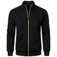 thumbnail image 2 of Futezty Men Lightweight Full Zip Soft Fleece Jacket Outdoor Recreation Coat With Zipper Pockets, 2 of 5
