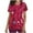 Red Scrub Tops for Women, variant on Womens Scrub Tops Short Sleeve Graphic Nurse Working Uniforms Loose Fit Stretchy Scrubs Shirts with Pockets Lightweight Medical Tops Blue S