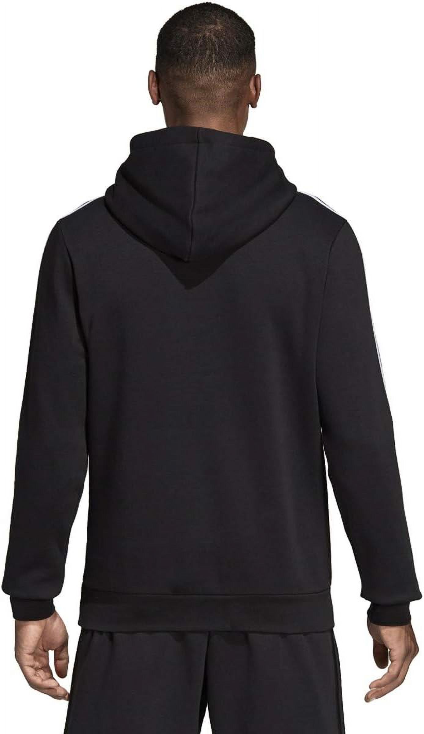 Adidas Essentials 3-Stripes Men's Pullover Hoodie, Black photo 2