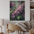 thumbnail image 2 of Designart "Fragrant Blossoms of Green Lilac II" Floral Print on Natural Pine Wood, 2 of 5