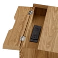 thumbnail image 6 of Modway Ember Wood Nightstand With USB Ports in Natural White, 6 of 9
