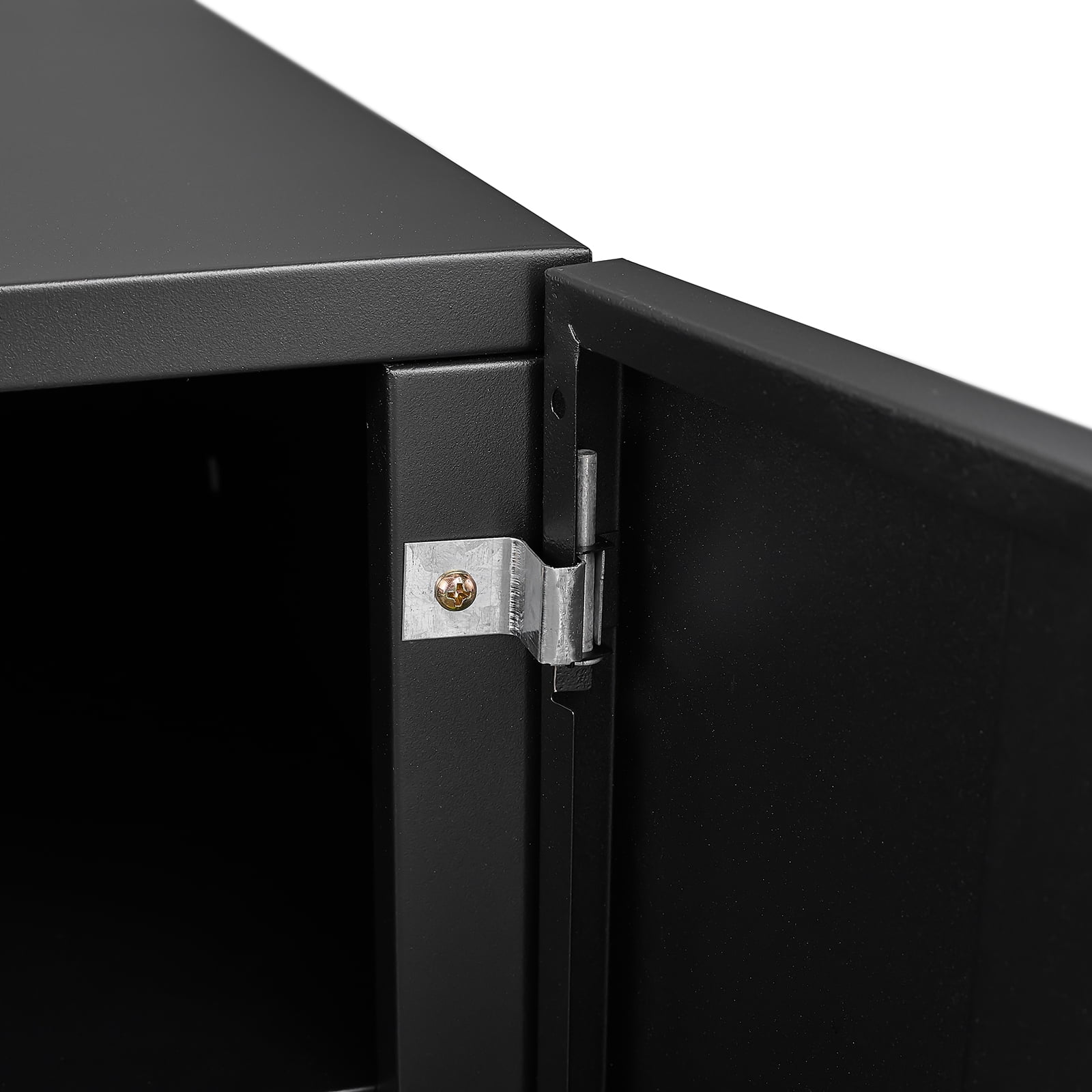 Mobile Copier Cabinet 2-door Steel Rolling Printer Stand With Storage Metal File Cabinet With Rotation Wheels For Office