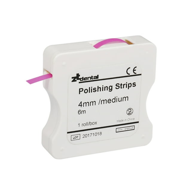 1Roll/Box Dental Polishing Strip 4mm Resin Tooth Interdental Sanding