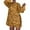 Gold, variant on Wdgfv Women's Sequin Bodycon Dress Fall Winter Velvet Warm Long Sleeve Crew Neck Sexy Backless Glitter Slit Mini Dress RD2 S
