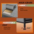 thumbnail image 7 of GALAXHERO 5 Drawer Dresser for Bedroom, Wide Chest of Drawers Nightstand Storage Organizers with Wood Top for Living Room, Hallway, Dark Grey, 7 of 7