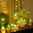 thumbnail image 4 of JingChun 78.7 Inches LED Pineapple String Lights Party Ambient Lights Birthday Decoration Scene Decoration Lamps Fruit Shape Battery Powered, 4 of 6