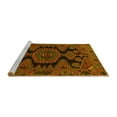 thumbnail image 2 of Ahgly Company Machine Washable Indoor Round Persian Yellow Traditional Area Rugs, 8' Round, 2 of 4