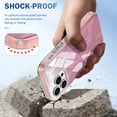 thumbnail image 4 of ShellTech Compatible for iPhone 14 Pro Max Case Built with Screen Protector, Lightweight and Stylish Full Body Shockproof Protective Rugged TPU Case for Apple iPhone 14 Pro Max 6.7 inch,Pink, 4 of 7