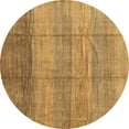 thumbnail image 1 of Ahgly Company Indoor Round Abstract Brown Contemporary Area Rugs, 6' Round, 1 of 4