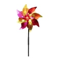 thumbnail image 2 of HUASHENG Flower Wind For Yard And Garden Sequined Reflective Windmill Ornament For Patio Outdoor, 2 of 2