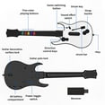 thumbnail image 7 of Wireless Guitar Controller for PC and PS3, Compatible with Guitar Hero and Rock Band Games, with Dongle – White, 7 of 7