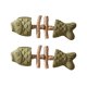 thumbnail image 1 of Juguete masticable natural para gatos con forma de espina de pescado, hierba gatera Silvervine, palo masticable, cuidado dental, palo de limpieza para gatos, juego interactivo, salud bucal, 1 of 8