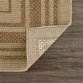 thumbnail image 4 of BoutiqueRugs Isoko Bordered Polypropylene Area Rug - Outdoor Safe - Gemstone, Dark Brown, Clay - 18" x 18" Sample, 4 of 10