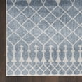 thumbnail image 4 of Nourison Astra Machine Washable 3'3" x 5' Blue Bohemian Indoor Flatweave Rug, 4 of 9