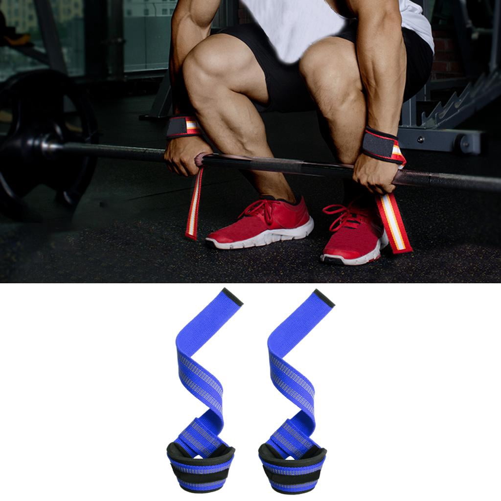 GARENDE 4x2 Pieces Lifting Straps Advanced 23inch for Strength Training blue