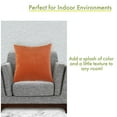 thumbnail image 2 of Majestic Home Goods Decorative Villa Orange Large Pillow, 2 of 4
