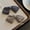 Gray+Khaki, variant on EKE Women’s Hair Clip Vintage Retro Back-Wear Elegant Hair Accessory with Fashion Texture