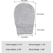 Zando Baby Hat Mittens Newborn Hats for Boys Baby Hats 0-6 Months Breathable Cotton Caps 4 Pack 2 0-6 Months