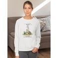 thumbnail image 2 of Pooh Bear And Bumblebees Sweatshirt Women -Smartprints Designs, Female 3X-Large, 2 of 4