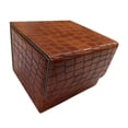 thumbnail image 3 of Card Deck Box Storage Holder Card Storage Box for Sports Cards Trading Cards Light Brown, 3 of 9