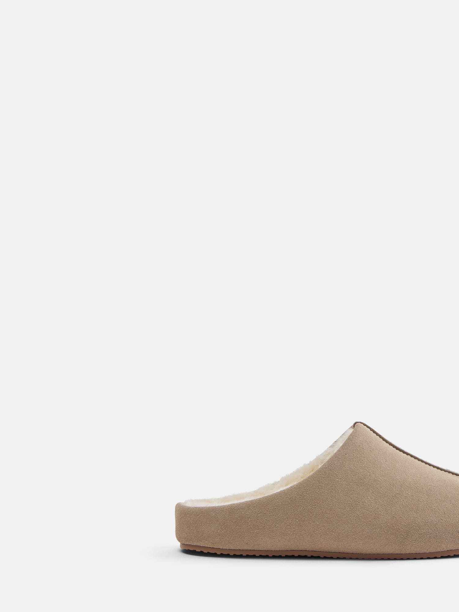 Joyspun Women's Suede Mule Slippers