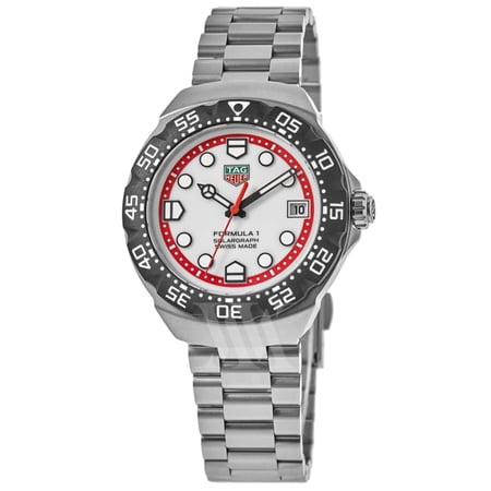 Tag Heuer Formula 1 Solargraph White Dial Stainless Steel Men's Watch WBY1111.BA0042