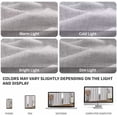thumbnail image 4 of 100% Blackout Window Curtains 54 inches Long 2 Panels Set, Faux Linen Look Thermal Insulated Grommet Drapes, Room Darkening Curtain for Bedroom Living Room(W52 x L54 Inch, White), 4 of 9