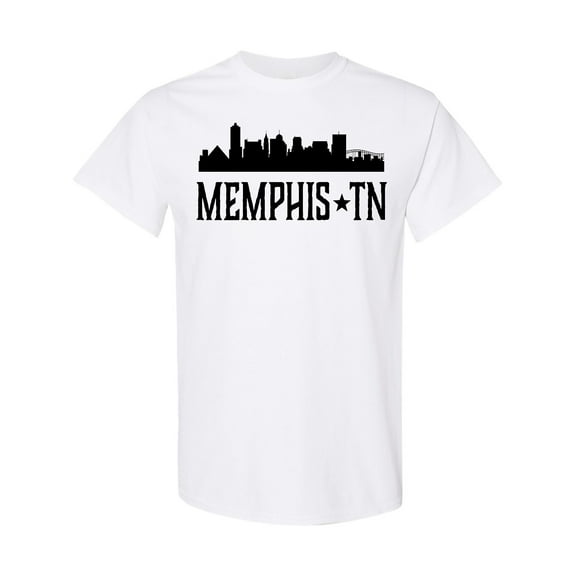 Inktastic Memphis Tennessee City Skyline T-Shirt