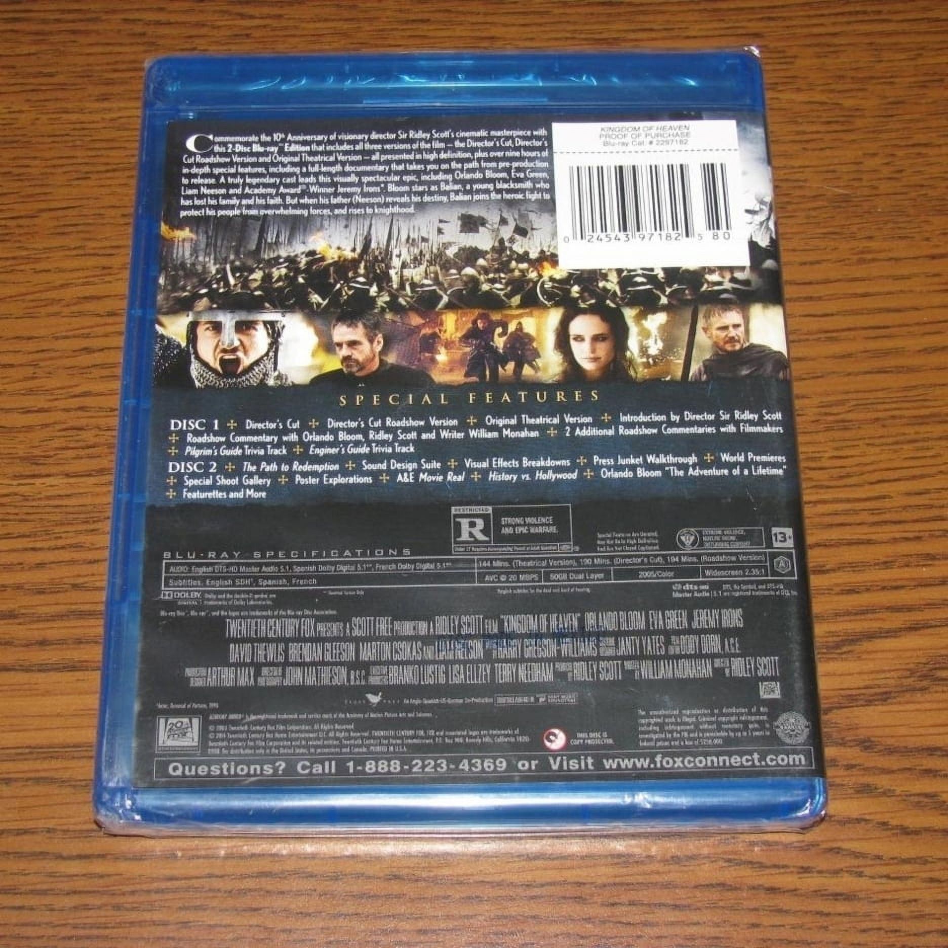 Kingdom of Heaven (Blu-ray + Digital Copy) - image 2 of 2