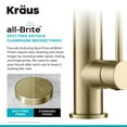 thumbnail image 4 of Kraus Artec Pro 2-Function Commercial Style Pre-Rinse Kitchen Faucet with Pull-Down Spring Spout and Pot Filler in Spot Free Antique Champagne Bronze with Soap Dispenser, 4 of 13