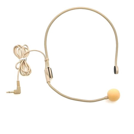 3.5mm Headset Headworn Microphone Condenser Tour Speech Black