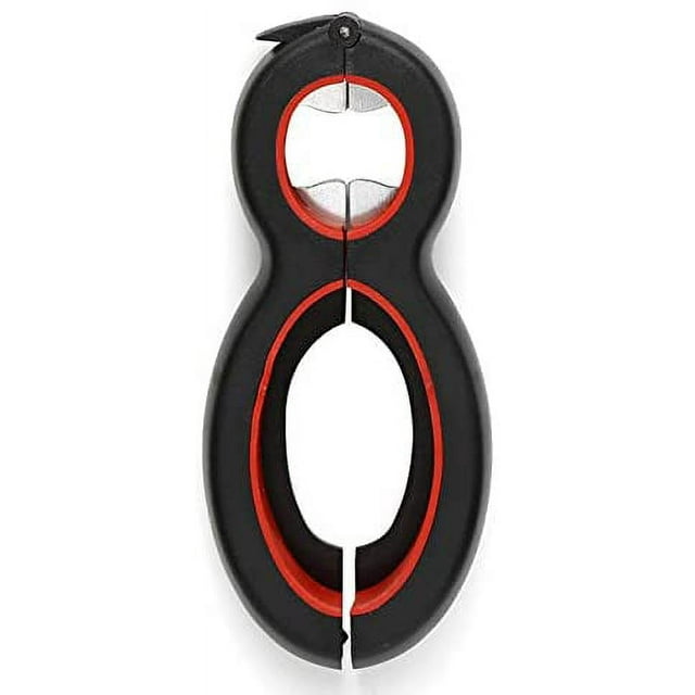 Ouvre-pot en Acier Inoxydable 6 en 1 Multifonction