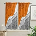 thumbnail image 3 of Orange Grey Gradient Abstract Curtain Home Decoration Living Room Short Curtains Window Treatments For Kitchen Bedroom, 3 of 6