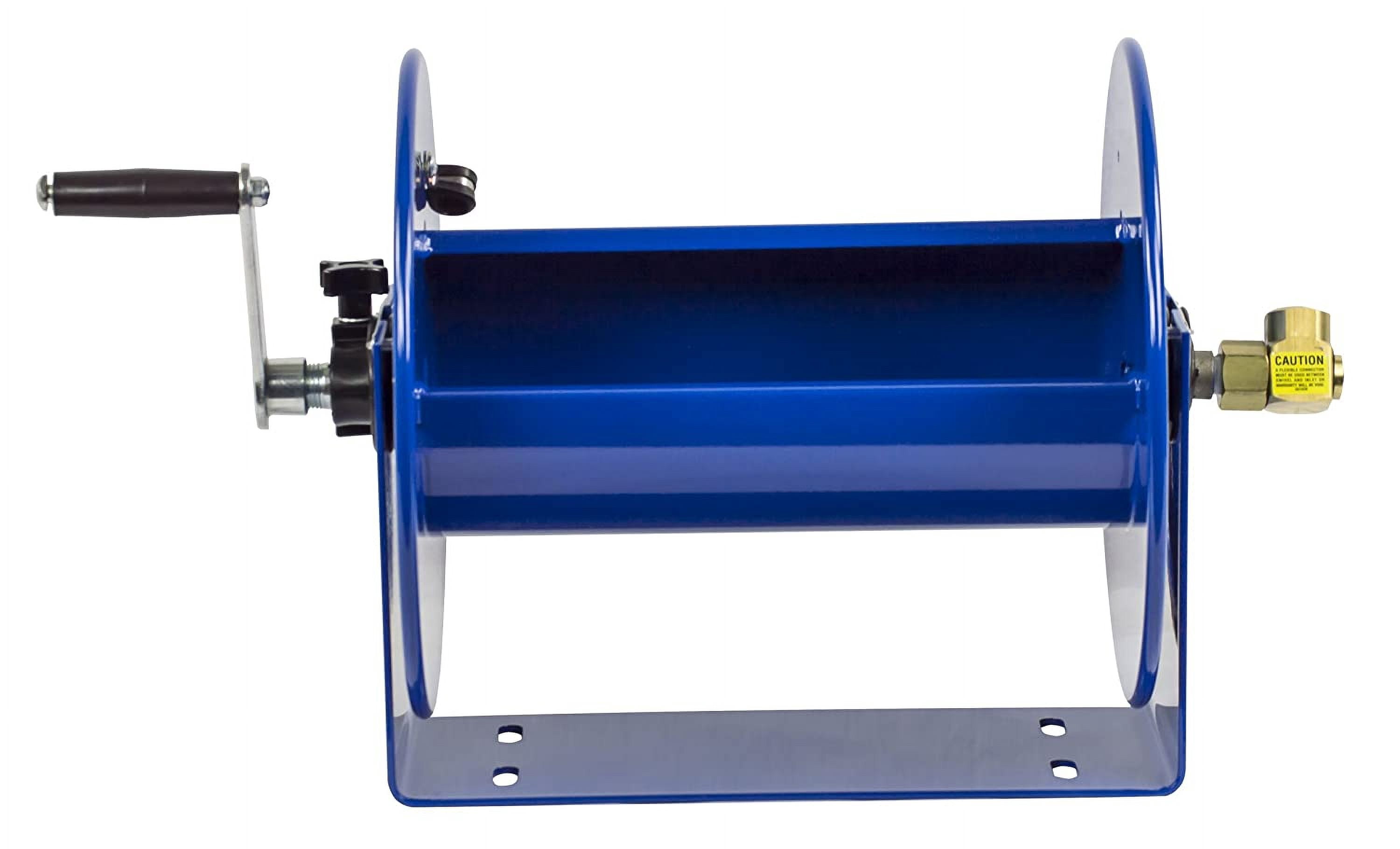 coxreels 112-3-150 compact hand crank hose reel, 4,000 psi, holds 3/8" x 150' length hose, hose not included