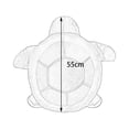 thumbnail image 4 of Colaxi Turtle Butt Pads for Snowboarding Skating Pad Skating Lightweight Skiing Waterproof Cartoon Adjustable Turtle Protective Gear Pink Adult, 4 of 9