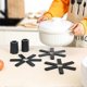 thumbnail image 2 of Heat Insulation Pad Tea Coaster High Temperature Resistance Table Placemat For Plate Rack Meal Mat Hot Table Mat, 2 of 5