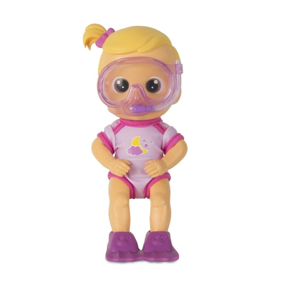 Doll Bloopies Divers Luna con traje de baño y esnórquel para bañarse