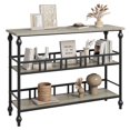 thumbnail image 1 of BeesClover Entryway Table, Console Table with 3-Tier, 43" Entryway Table with Storage, for Entryway, Living Room, Hallway, 1 of 7
