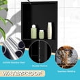 thumbnail image 5 of Stainless Steel Shower Niche 18" X 12", No Tile Needed Wall Niche Double Shelves, Recessed Shower Shelf for Bathroom Storage, Matte White, 5 of 8