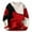 Red, variant on successthop Cable Knit Sweaters Men Plus Size Long Sleeve Clothes Chunky Crewneck Casual Pullover Color Block Tops