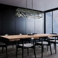 thumbnail image 5 of Rectangular Chandelier 8 Light Metal-Bronze Finish Bailey Street Home 79-Bel-3109348, 5 of 10