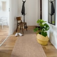thumbnail image 2 of CAMILSON Easy Jute Rug Indoor Outdoor Farmhouse Area Rugs Natural 2x7, 2 of 11