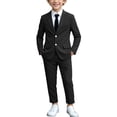 thumbnail image 1 of Odeerbi Mujeres Caballero Vestido Formal Traje Entallado Solapa Blazer Chaqueta + Traje Pantalones + Collar 3 Pcs Trajes de Boda Conjunto, 1 of 9