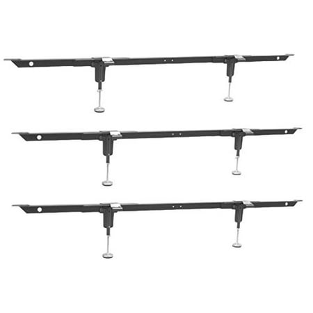 Steel Bed Pedestal - True Choice Lift Ease Steel Bed Support System With 3 Cross Supports With 2 Adjustable Legs Each